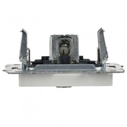 Розетка телевизионная оконечная TV СП Brite РТВ11-0-БрБ механизм бел. IEK BR-A10-O-K01