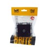 Розетка телевизионная оконечная TV СП Brite РТВ11-0-БрЧ механизм черн. IEK BR-A10-O-K02