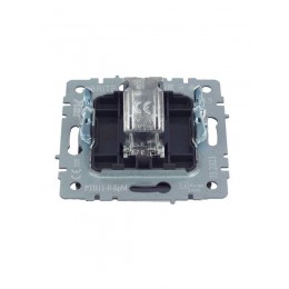 Розетка телевизионная оконечная TV СП Brite РТВ11-0-БрМ механизм маренго IEK BR-A10-O-K35