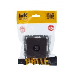 Розетка телевизионная оконечная TV СП Brite РТВ11-0-БрТБ механизм бронза IEK BR-A10-O-K45