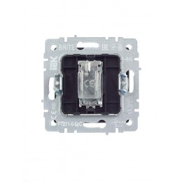 Розетка телевизионная оконечная TV СП Brite РТВ11-0-БрС механизм сталь IEK BR-A10-O-K46