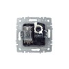 Розетка компьютерная + телевизионная 2-м Brite РТВ/РК12-БрКр RJ45 кат.5E + TV механизм беж. IEK BR-AK20-1-K10