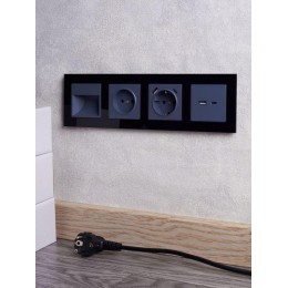 Подсветка светодиодная BRITE встраив. ПЛ20-БрМ механизм маренго IEK BR-FL20-K35