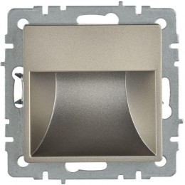 Подсветка светодиодная BRITE встраив. ПЛ20-БрШ механизм шампань IEK BR-FL20-K37