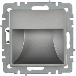 Подсветка светодиодная BRITE встраив. ПЛ20-БрС механизм сталь IEK BR-FL20-K46