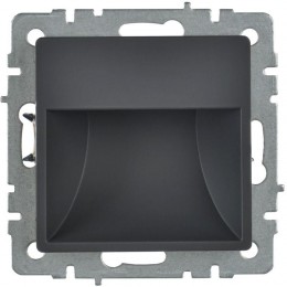 Подсветка светодиодная BRITE встраив. ПЛ20-БрГ механизм графит IEK BR-FL20-K53