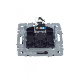 Розетка компьютерная СП RJ45 кат.5E BRITE РК10-БрЧ механизм черн. IEK BR-K10-1-K02