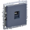 Розетка компьютерная СП RJ45 кат.5E BRITE РК10-БрМ механизм маренго IEK BR-K10-1-K35