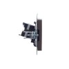 Розетка компьютерная СП RJ45 кат.5E BRITE РК10-БрТБ механизм бронза IEK BR-K10-1-K45