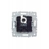 Розетка компьютерная СП RJ45 кат.5E BRITE РК10-БрА механизм алюм. IEK BR-K10-1-K47