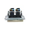 Розетка компьютерная двойн. СП RJ45 кат.5E BRITE РК10-2-БрКр механизм беж. IEK BR-K20-1-K10