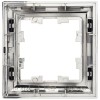 Рамка 1-м BRITE РУ-1-Бр хром/черн. IEK BR-M12-12-2-K23