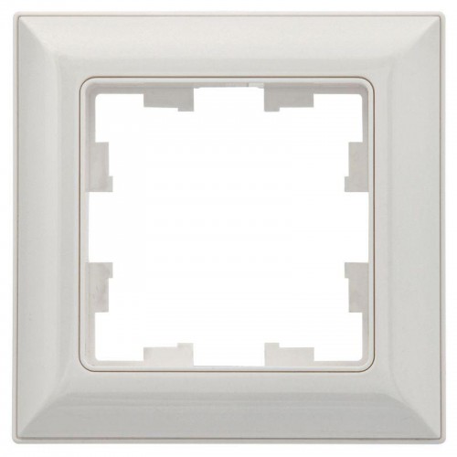 Рамка 1-м BRITE РУ-1-Бр бел./бел. IEK BR-M12-12-K01