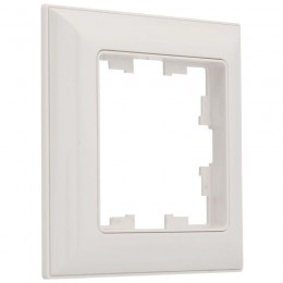 Рамка 1-м BRITE РУ-1-Бр бел./бел. IEK BR-M12-12-K01