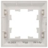Рамка 1-м BRITE РУ-1-Бр бел./бел. IEK BR-M12-12-K01