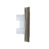 Рамка 1-м IP44 BRITE РУ-1-БрШ-44 шампань IEK BR-M12-44-K37