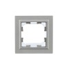 Рамка 1-м IP44 BRITE РУ-1-БрА-44 алюм. IEK BR-M12-44-K47