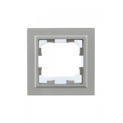 Рамка 1-м IP44 BRITE РУ-1-БрА-44 алюм. IEK BR-M12-44-K47