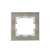 Рамка 1-м IP44 BRITE РУ-1-БрА-44 алюм. IEK BR-M12-44-K47
