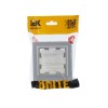 Рамка 1-м IP44 BRITE РУ-1-БрА-44 алюм. IEK BR-M12-44-K47