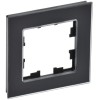 Рамка 1-м BRITE РУ-1-2-Бр стекло черн. матов. IEK BR-M12-G-31-K02
