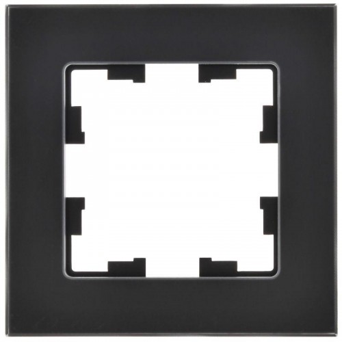 Рамка 1-м BRITE РУ-1-2-Бр стекло черн. матов. IEK BR-M12-G-31-K02