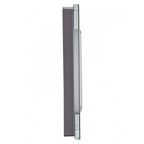 Рамка 1-м BRITE РУ-1-2-БрСе стекло сер. IEK BR-M12-G-K03