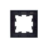 Рамка 1-м BRITE РУ-1-2-БрД стекло дым. IEK BR-M12-G-K30