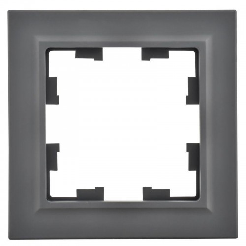 Рамка 1-м BRITE РУ-1-БрГ графит IEK BR-M12-K53