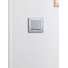Рамка 1-м BRITE РУ-1-1-БрА металл алюм. IEK BR-M12-M-K47