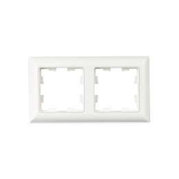 Рамка 2-м BRITE РУ-2-Бр бел./бел. IEK BR-M22-12-K01