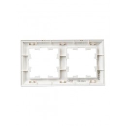 Рамка 2-м BRITE РУ-2-Бр бел./бел. IEK BR-M22-12-K01