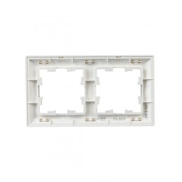 Рамка 2-м BRITE РУ-2-Бр алюм./алюм. IEK BR-M22-12-K47