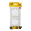 Рамка 2-м IP44 BRITE РУ-2-БрБ-44 бел. IEK BR-M22-44-K01