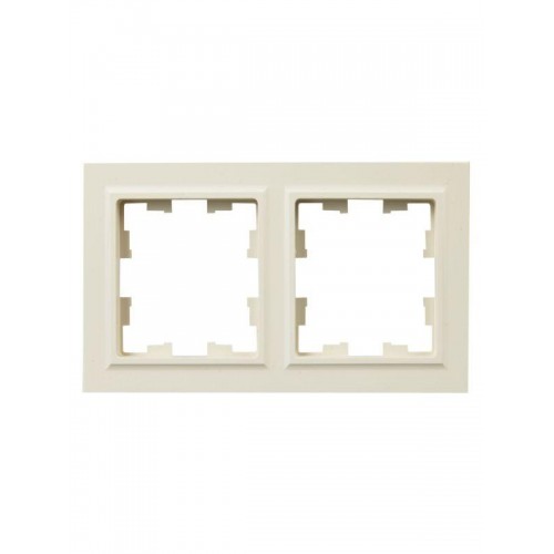 Рамка 2-м IP44 BRITE РУ-2-БрКр-44 беж. IEK BR-M22-44-K10