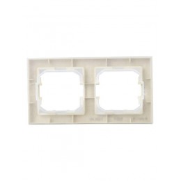 Рамка 2-м IP44 BRITE РУ-2-БрКр-44 беж. IEK BR-M22-44-K10