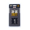 Рамка 2-м BRITE РУ-2-2-БрСе стекло сер. IEK BR-M22-G-K03