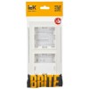Рамка 2-м BRITE РУ-2-БрБ бел. IEK BR-M22-K01