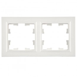 Рамка 2-м BRITE РУ-2-БрБ бел. IEK BR-M22-K01