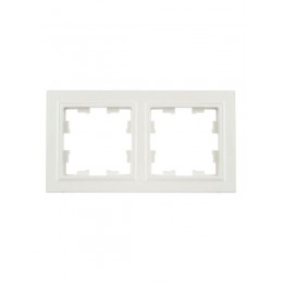 Рамка 2-м BRITE РУ-2-БрЖ жемчуж. IEK BR-M22-K36