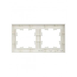 Рамка 2-м BRITE РУ-2-БрЖ жемчуж. IEK BR-M22-K36