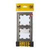 Рамка 2-м BRITE РУ-2-БрШ шампань IEK BR-M22-K37