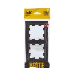 Рамка 2-м BRITE РУ-2-БрТБ бронза IEK BR-M22-K45