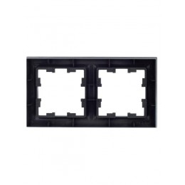 Рамка 2-м BRITE РУ-2-БрС сталь IEK BR-M22-K46