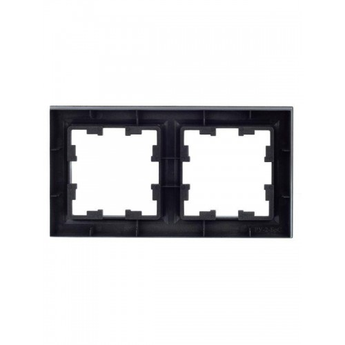 Рамка 2-м BRITE РУ-2-БрС сталь IEK BR-M22-K46