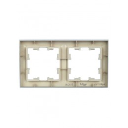 Рамка 2-м BRITE РУ-2-БрА алюм. IEK BR-M22-K47