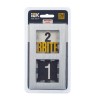 Рамка 2-м BRITE РУ-2-1-БрА металл алюм. IEK BR-M22-M-K47