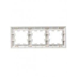 Рамка 3-м BRITE РУ-3-Бр бел./бел. IEK BR-M32-12-K01