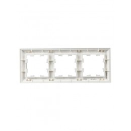 Рамка 3-м BRITE РУ-3-Бр алюм./алюм. IEK BR-M32-12-K47