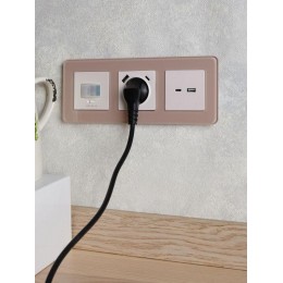 Рамка 3-м BRITE РУ-3-2-Бр стекло дым. RE IEK BR-M32-G-41-K97